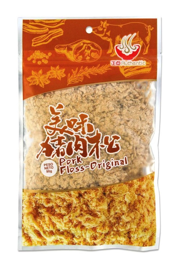 Fibra di carne di maiale gusto Original - Authentic 90g. Fibra di carne di maiale gusto Original - Authentic 90g.